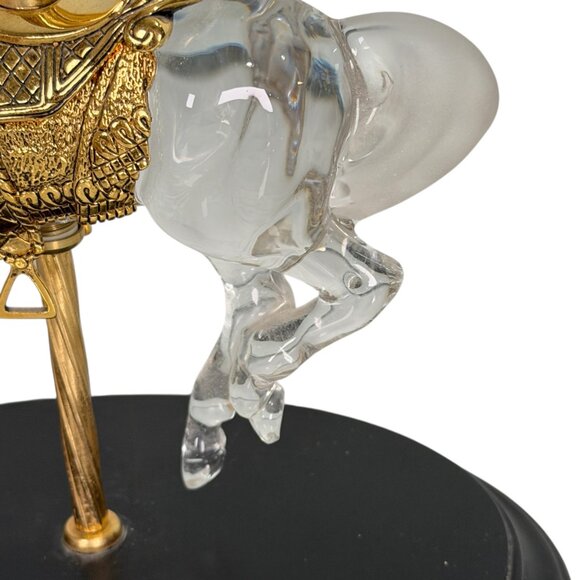 Crystal Prancer By William Dentzel III The Franklin Mint Carousel Horse Germany - Picture 9 of 15